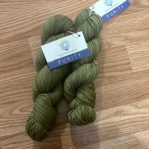 Living Dreams Yarn Purity 2 Skeins Ginkgo